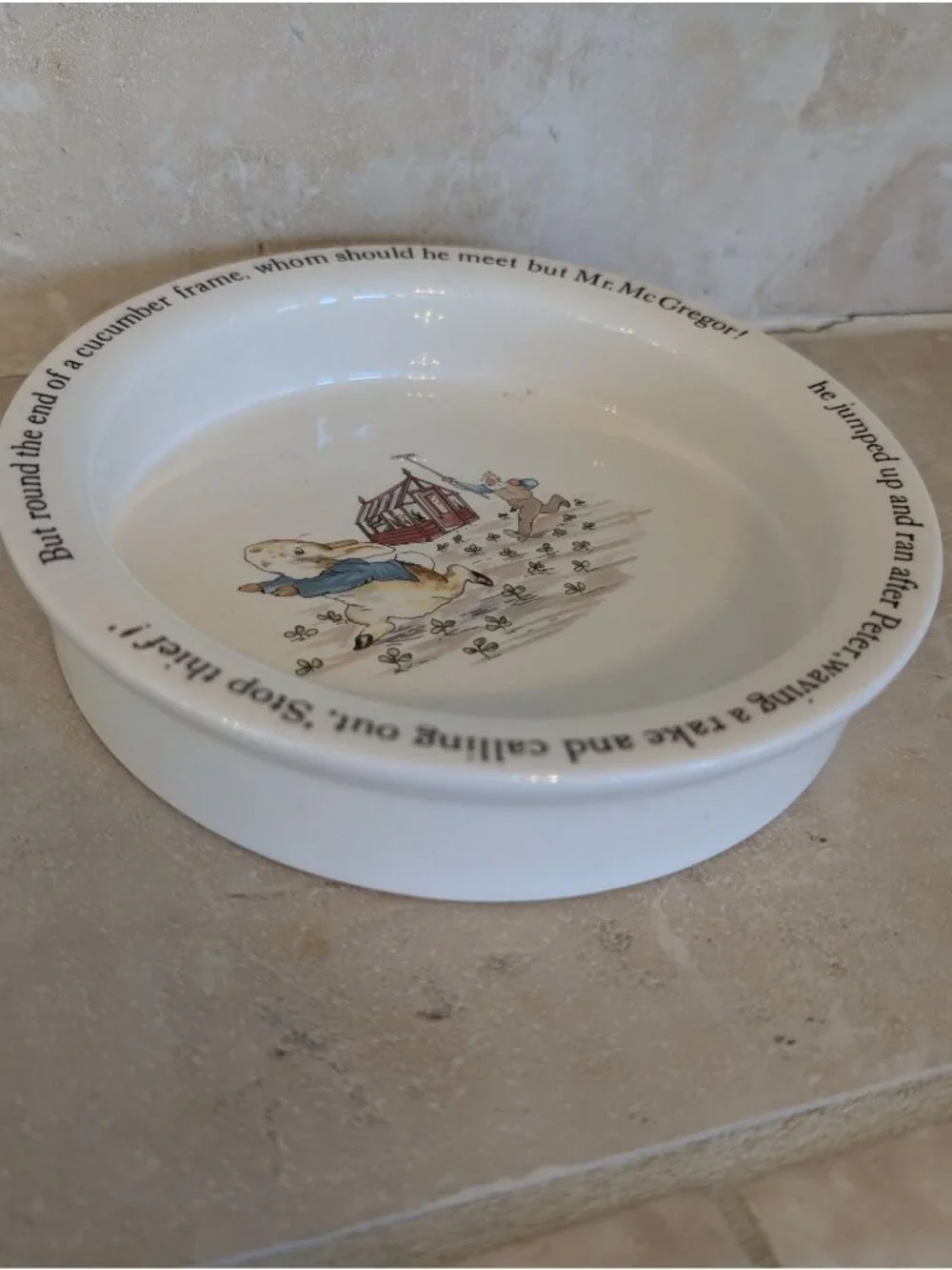 Vintage Wedgwood Beatrix Potter Peter Rabbit Child's Porringer Bowl Classic